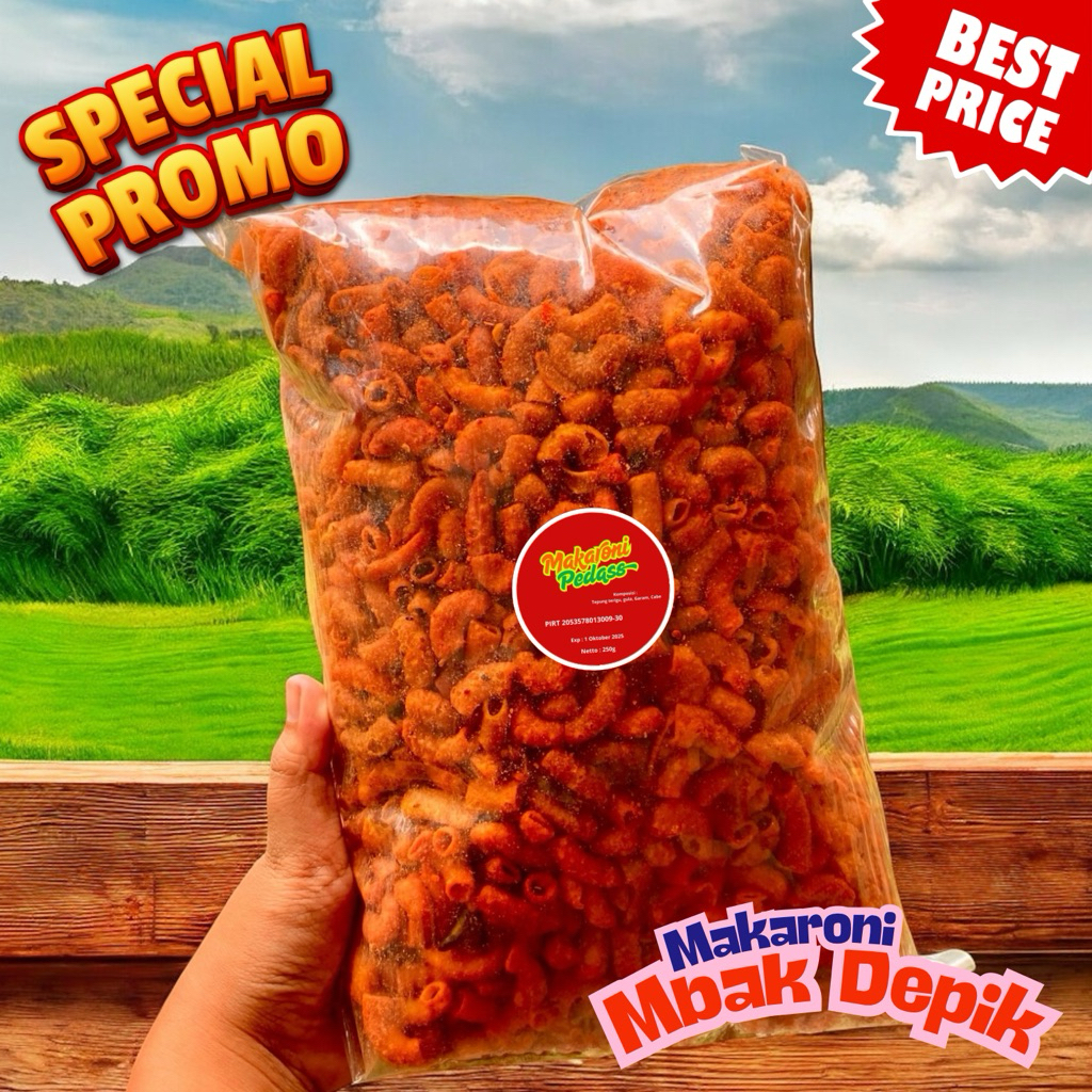 

Makaroni Pedas 250g | Makaroni Kriyukk | Makaroni 1/4kg