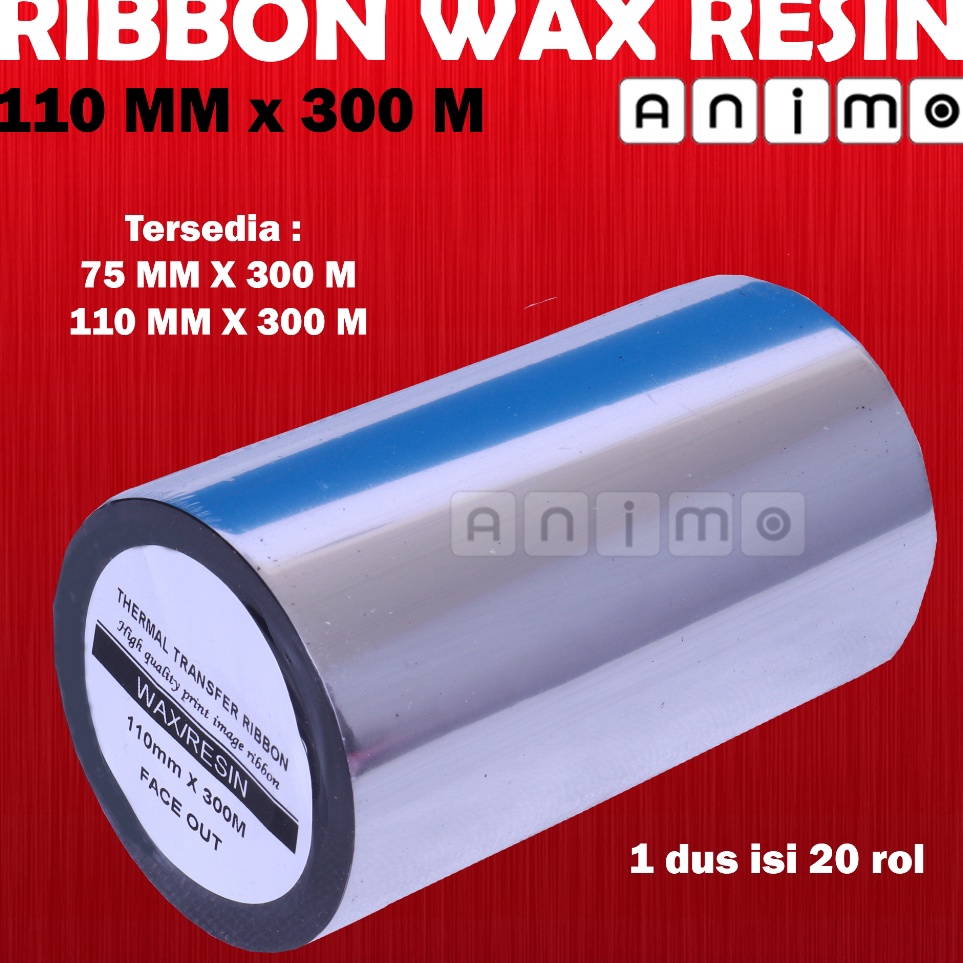 

KODE B88E RIBBON BARCODE WAX RESIN 11 X 3 METER Ribbon Wax Resin 11x3 M