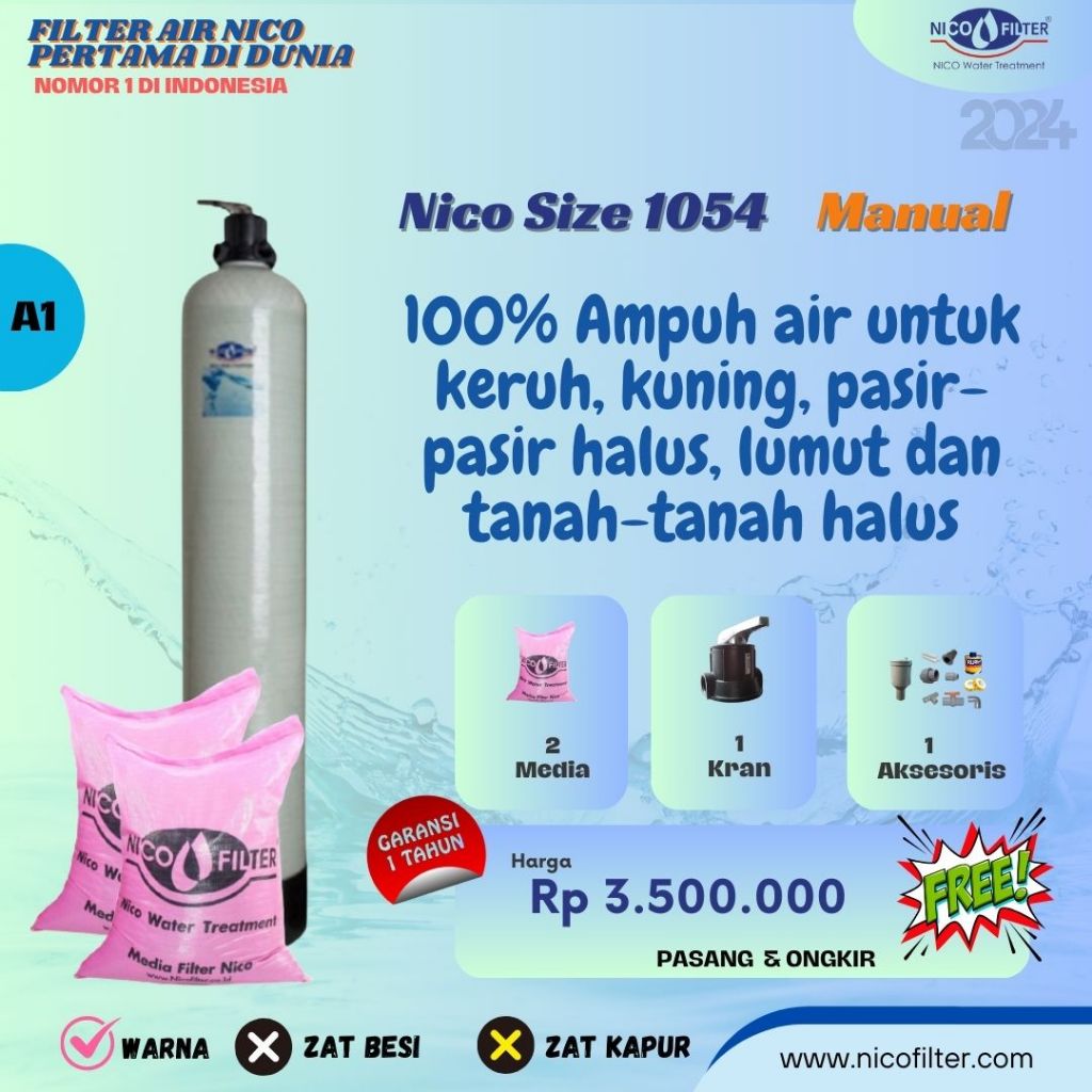Nico Filter 1054 Filter Air Manual
