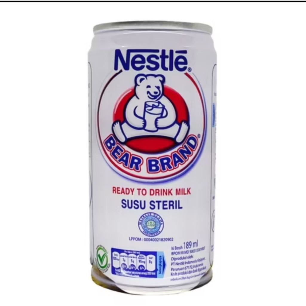 

Bear brand susu beruang kaleng 189 ml