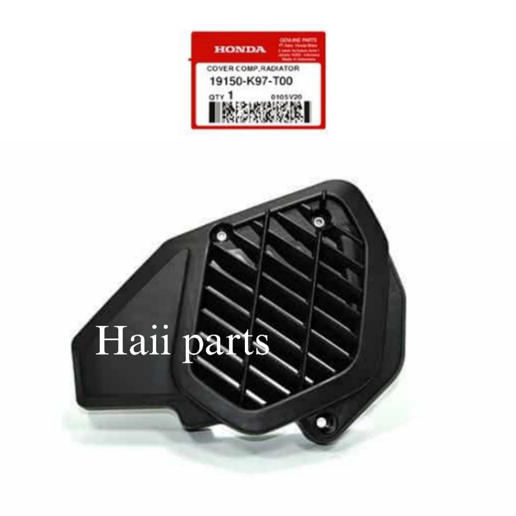 Cover Radiator PCX 150 original AHM 19150K97T00