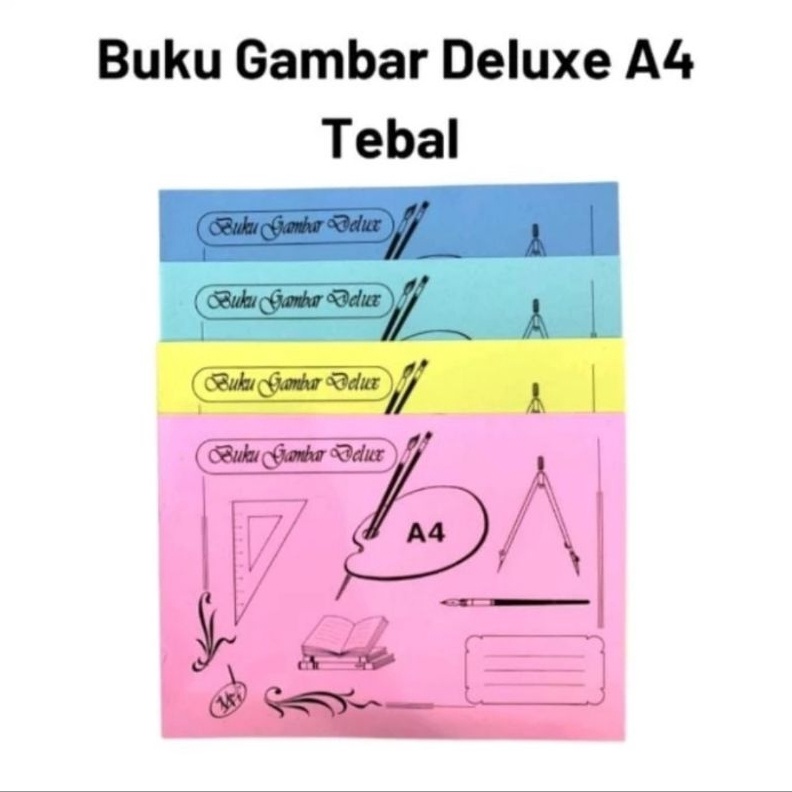 

25pcsBuku Gambar A4Tebal Deluxe KODE I9W2