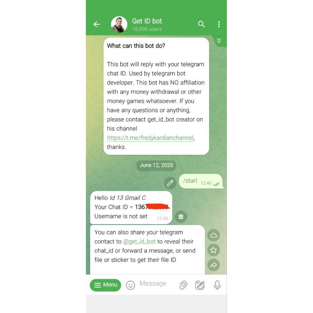 Telegram Tua Old Lama