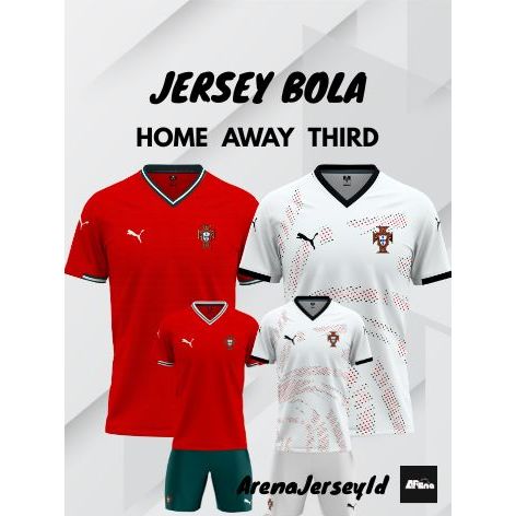(New) Jersey Portugal Home New 2025 2026 FREE CUSTOM NAMA DAN NOMOR