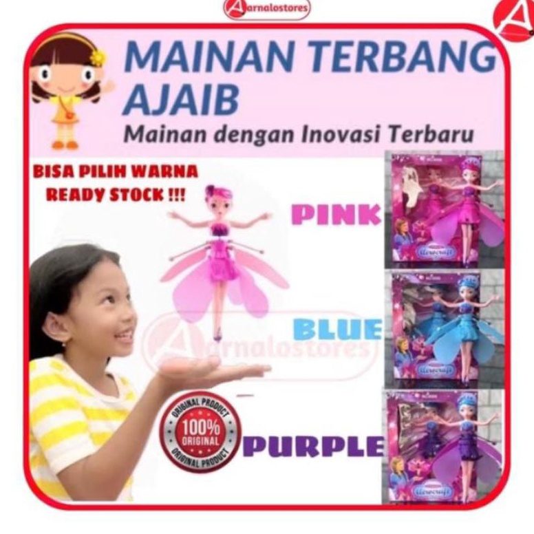 KODE L3P TERLARIS Peri Sensor Terbang  Mainan Terbang Ajaib  Mainan Anak Boneka Terbang