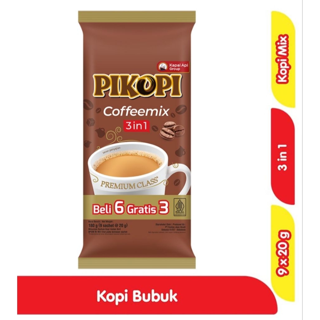 

Pikopi Coffeemix 6+3