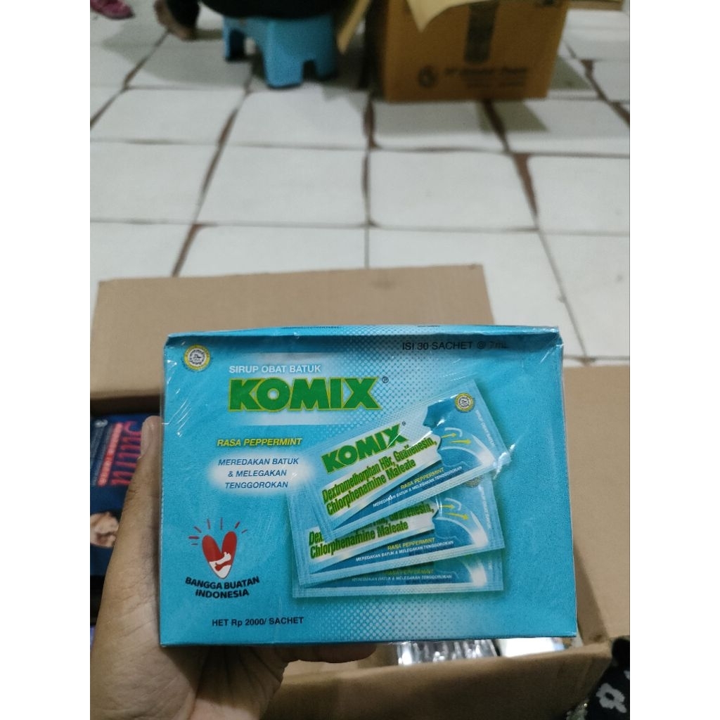 KOMIX SASET JERUK NIPIS,JAHE,OBH PE BIRU,& PAPERMINT (DIJUAL PERKOTAK SESUAI FOTO).