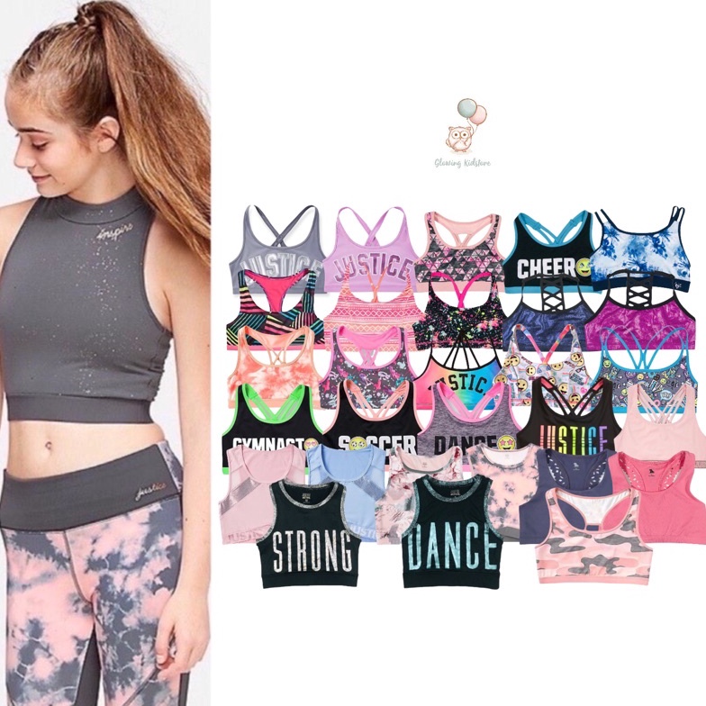 KODE N94K Sport Bra Anak Perempuan Justice Anko Champion 418 tahun Bra Olahraga Gymnastic Anak