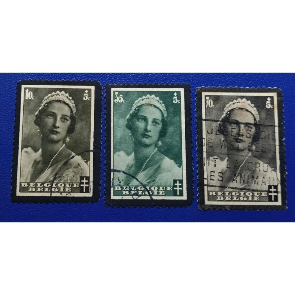 

Prangko Lawas LN Belgie Seri Ratu