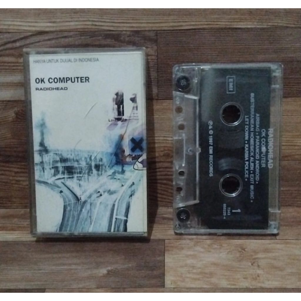 KASET ORIGINAL RADIOHEAD ALBUM OK COMPUTER