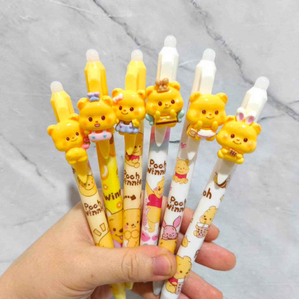 

Pulpen Lucu Winnie The Pooh Butter Bear Beruang Kuning Anak/ Cute Pen Kids