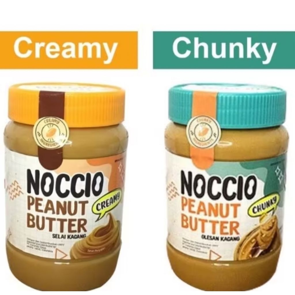 

Nocio peanut butter creamy & chunky