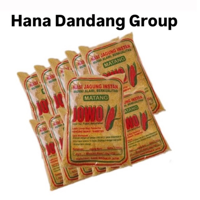 

Nasi Jagung Instan Murni [5pc] Alami Berkualitas Isi 150gr