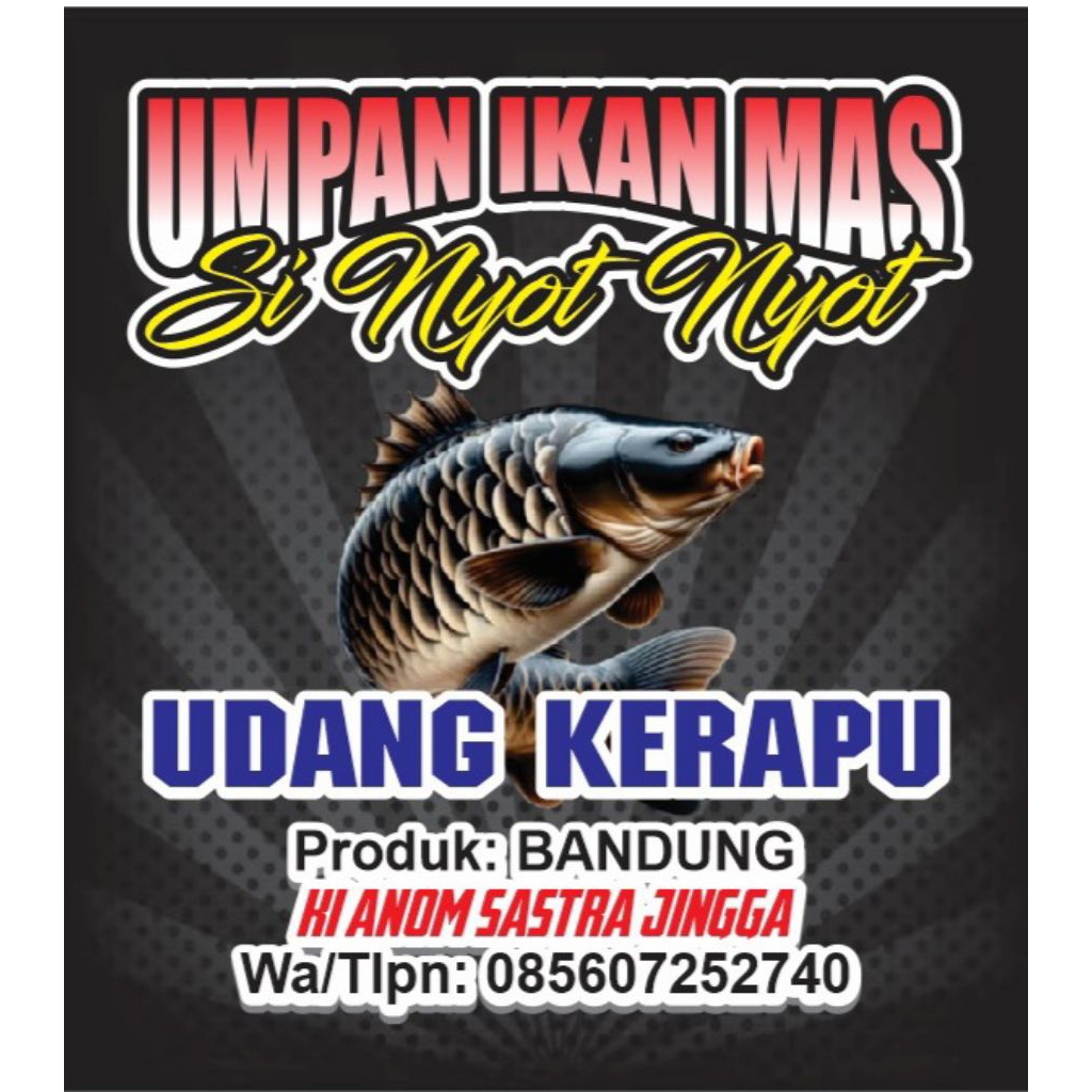 UMPAN IKAN MAS (UDANG KERAPU)  SUPER AMIS