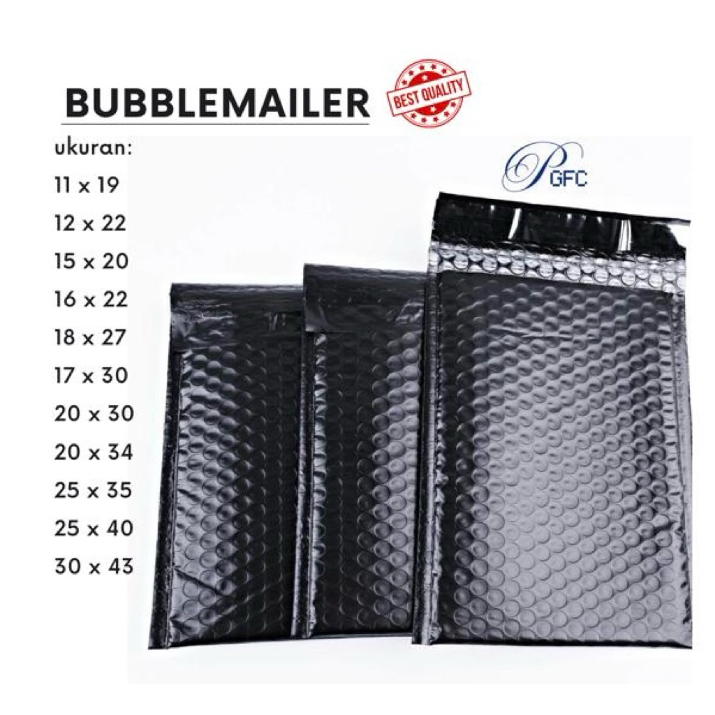 

Bubblemailer / Amplop Bubble packing ( hitam )