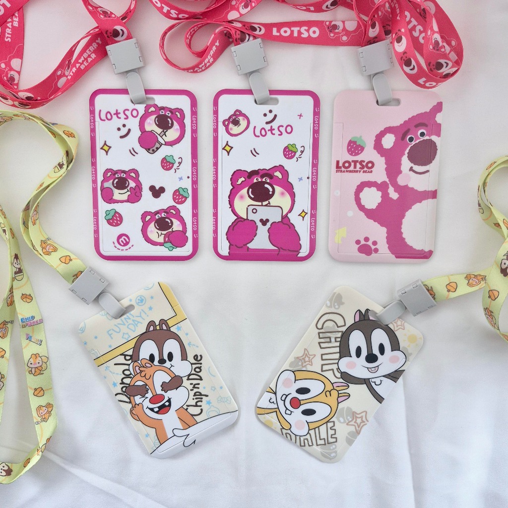 

Lanyard ID CARD HOLDER motif Kartun Lucu Cahol - Case Kartu Korea Photocard Kantor Sekolah PGM