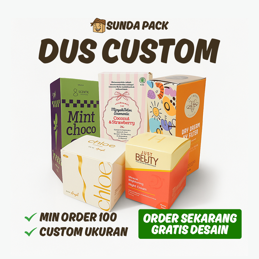 

Box Parfum Ready Stock - Dus Kosmetik / Souvenir / Botol Parfum Min 100pcs