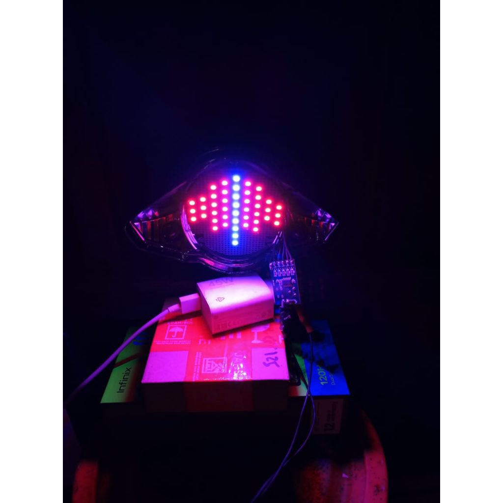 Lampu Stoplamp Running Jupiter z (burhan), mode otomatis bonus lem