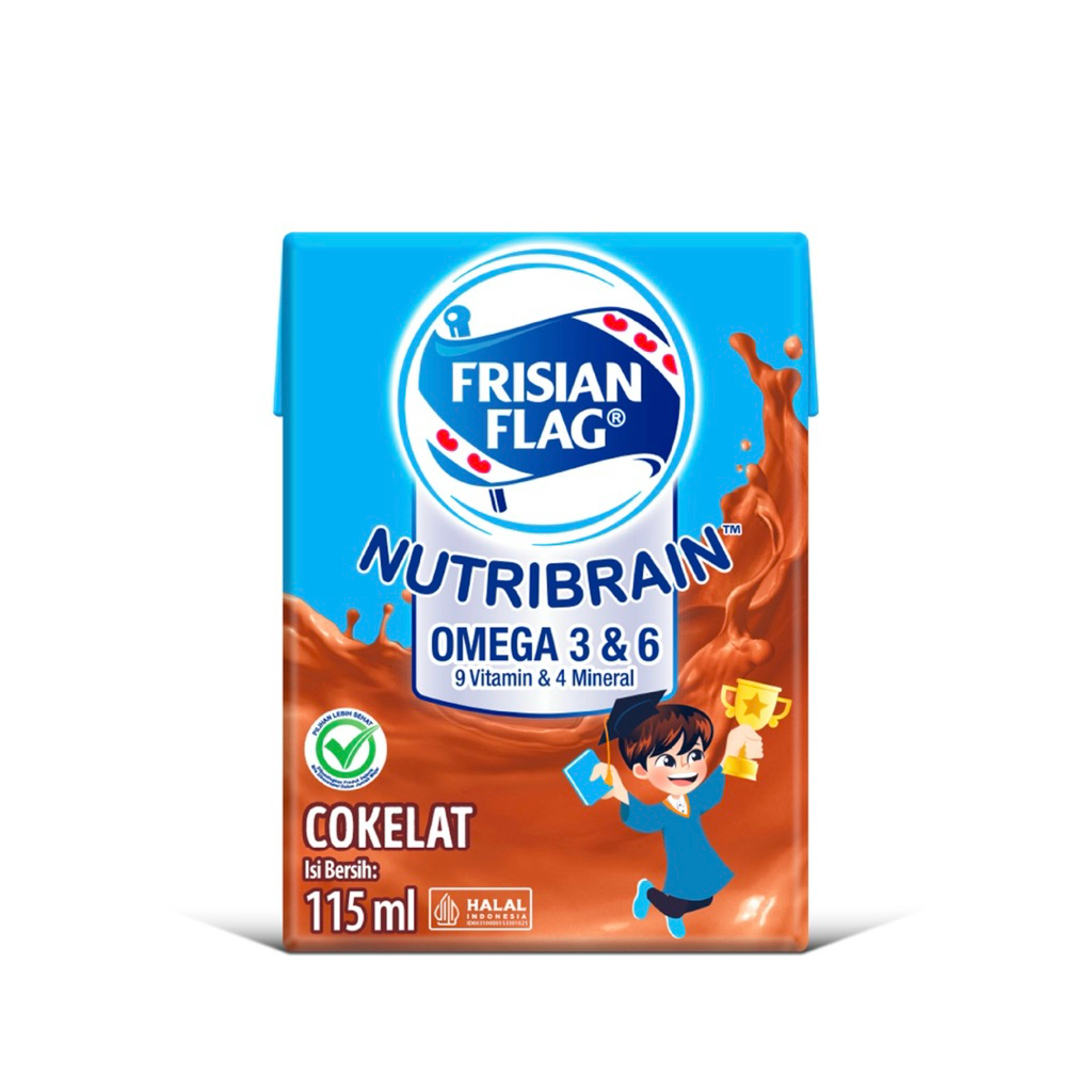

FRISIAN FLAG Nutribrain Susu UHT Cokelat 115 ml