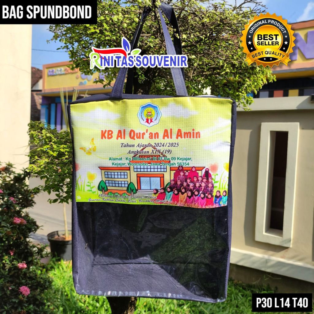 

Tas model mika setengah (resleting) - Tas mika - Tas wisuda