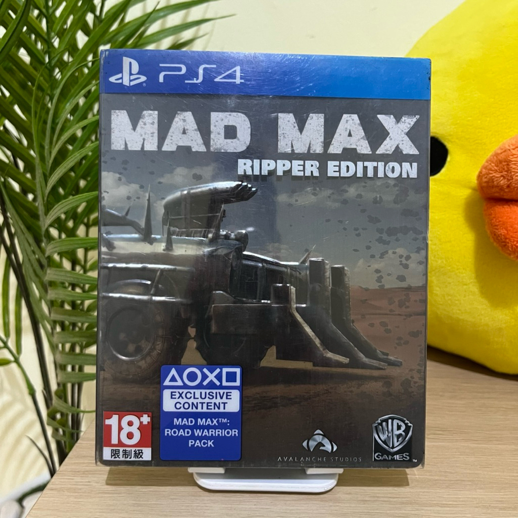 mad max ripper edition steel case ps4 disc playstation4 kaset ps BD