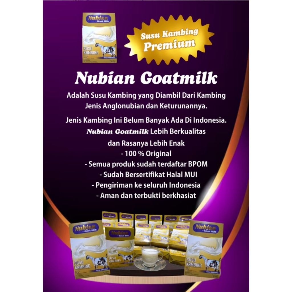 

Nubian Goatmilk