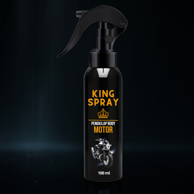 King Spray Pengkilap Pengkilap Body Motor Glossy Pengkilap Body Spray 100 ML Body Motor Glossy Doff