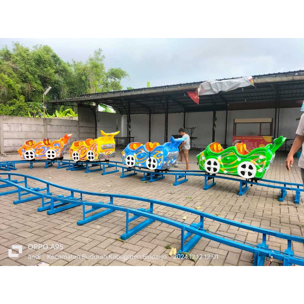 odong odong kereta mini coaster naik turun