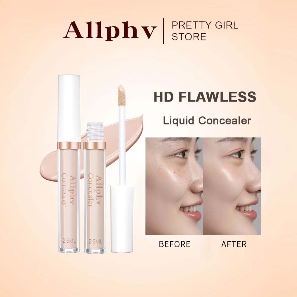 Allphv Liquid Concealer Cair Tahan Air dan Keringat/ Foundation Alas Bedak Tahan Lama