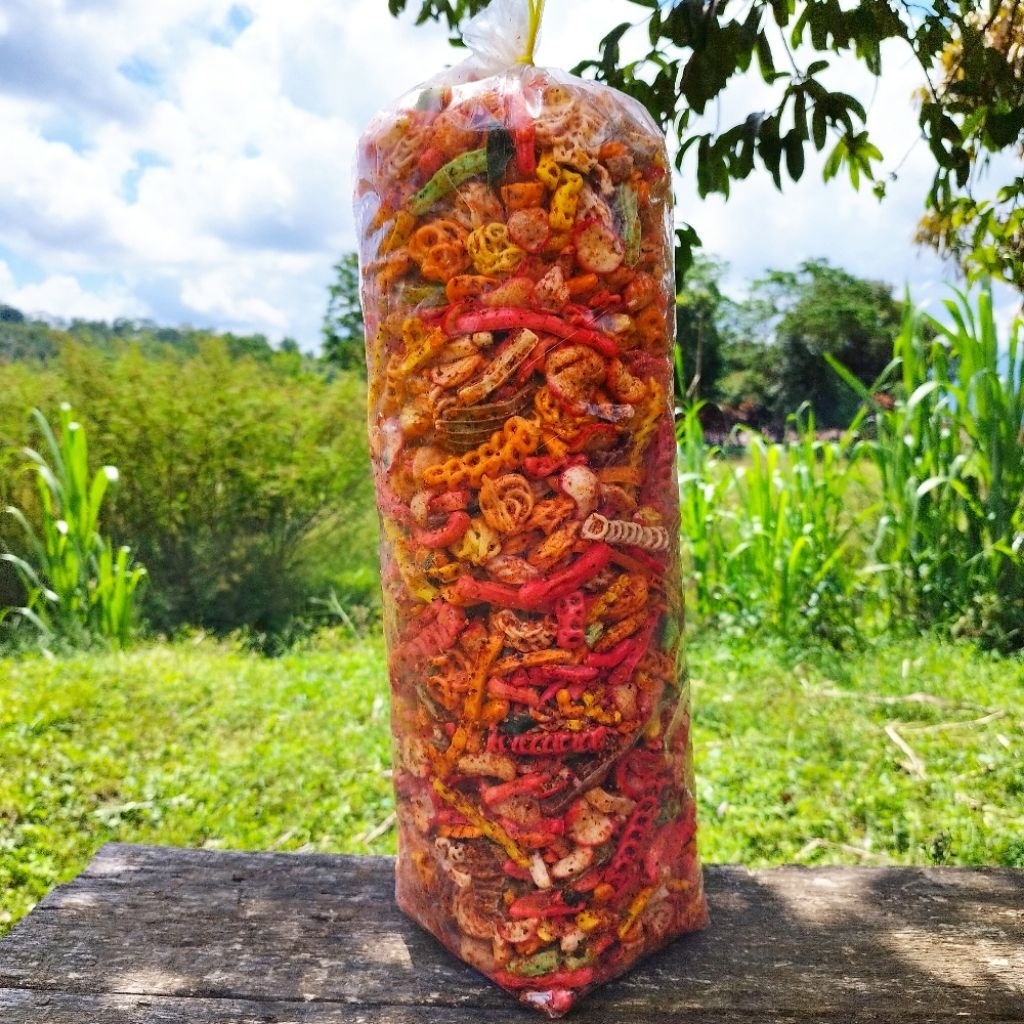 

Kerupuk Seblak Kering Campur (Sebring Mix) 1 Kg bisa COD