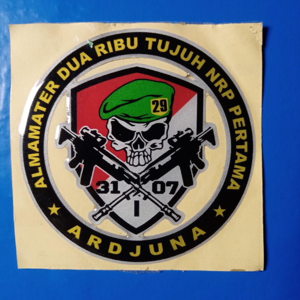 Sticker Timbul ARDJUNA (Almamater Dua Ribu Tujuh NRP Pertama)