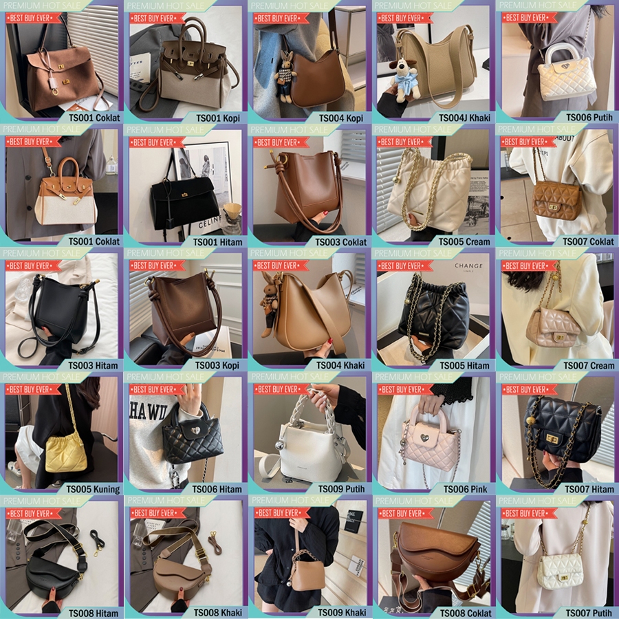 Tas Import Premium Korea Fashion Bag Wanita Tas Cantik
