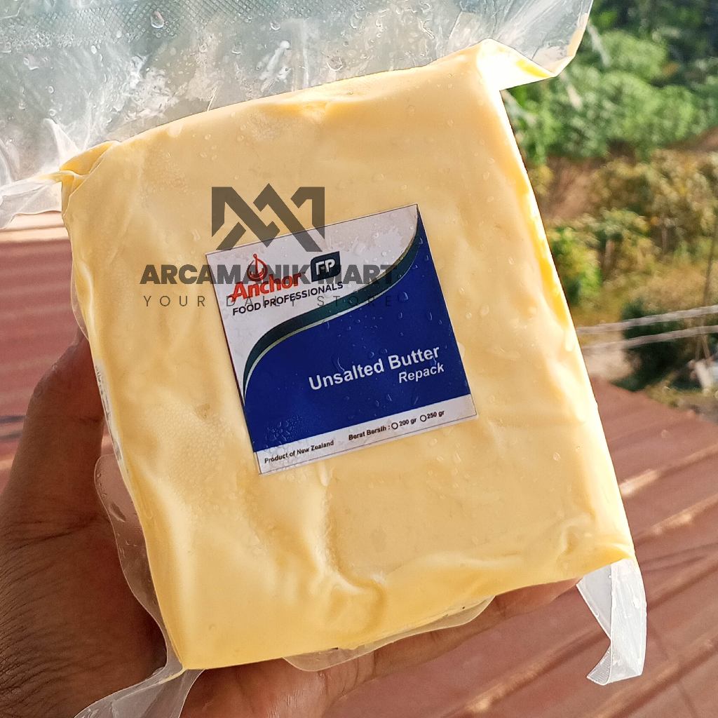 Unsalted Butter Anchor Repack 1Kg / Unsalted Butter Anchor Repack 1Kg Pasti Diskon