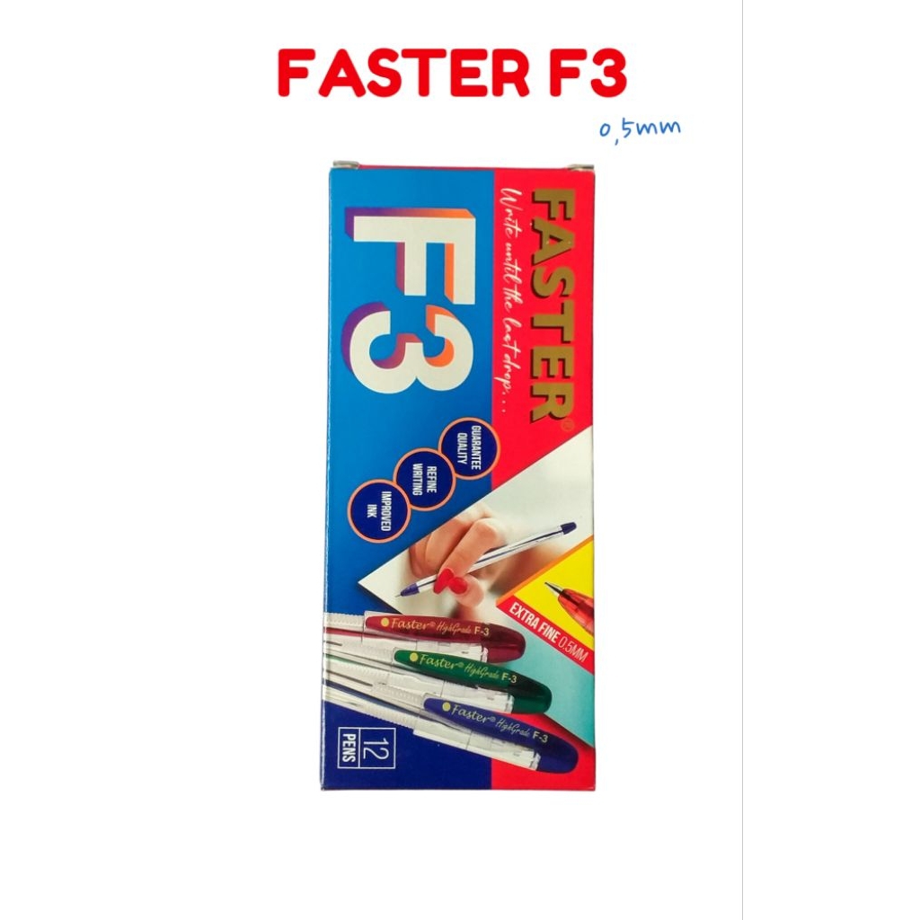 

Pen Faster F3 isi 12 pcs