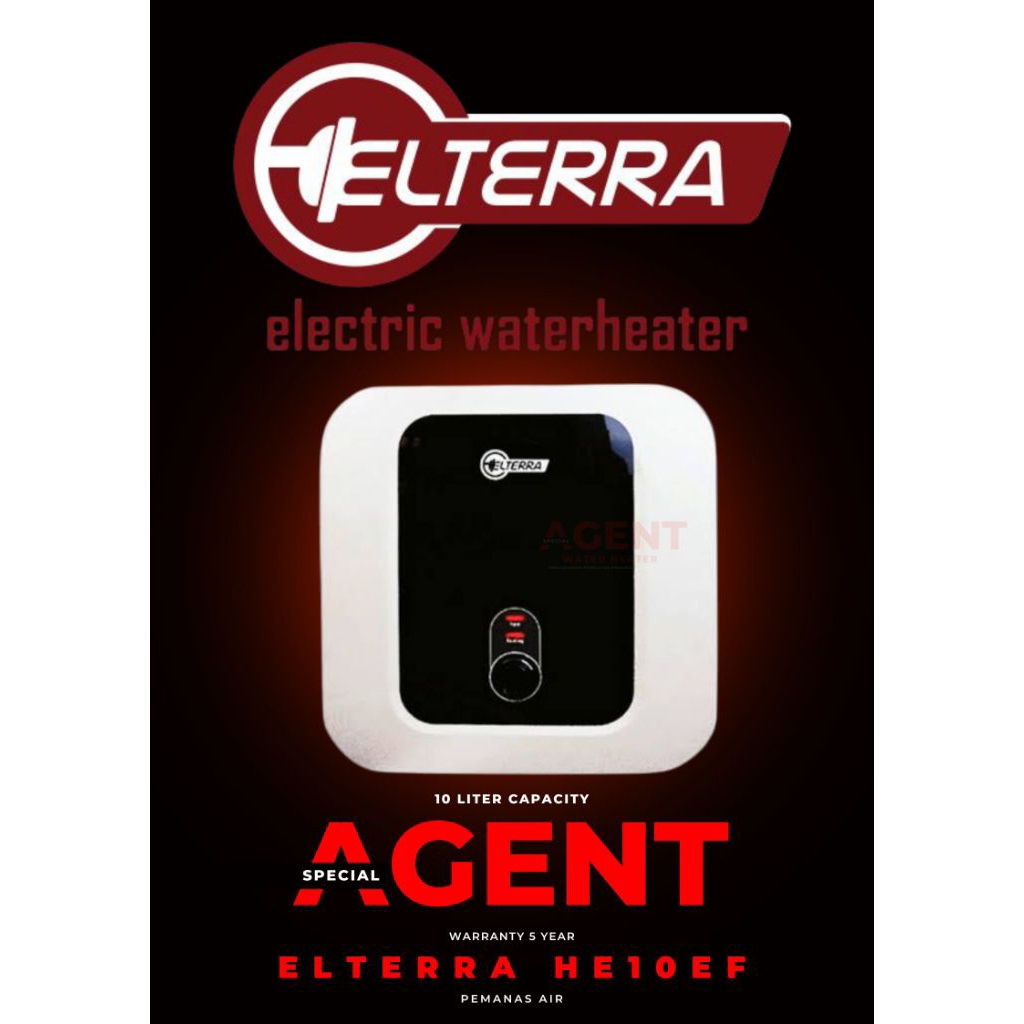 Water heater elecktrik elterra HE10EF, Water heater eltera, water heater 10 liter, water heater