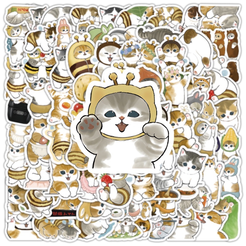

Stiker Kucing Karakter Kartun