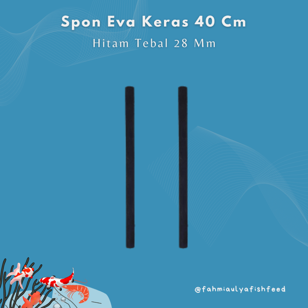 Spon Eva Keras 40 Cm Hitam Tebal 28 Mm