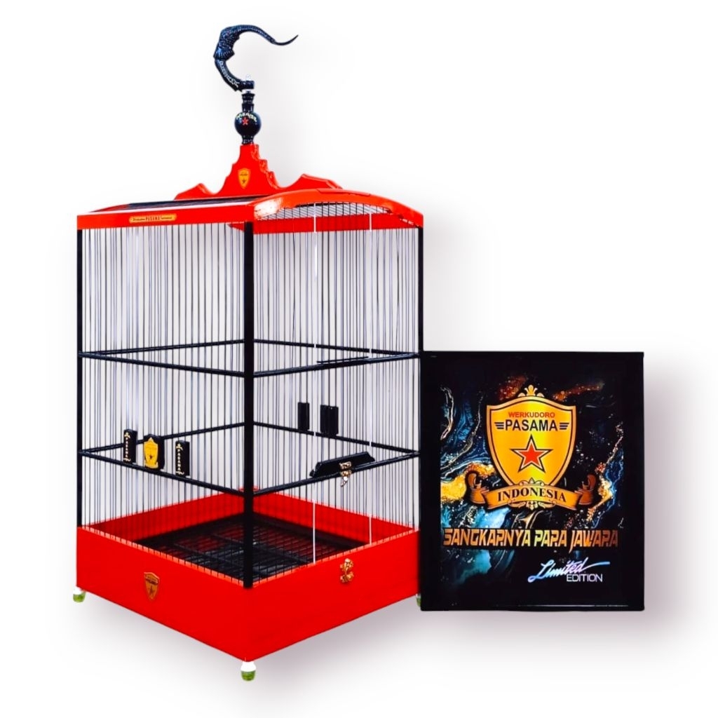 sangkar kandang pasama diamond no 2 ruji fiber laci