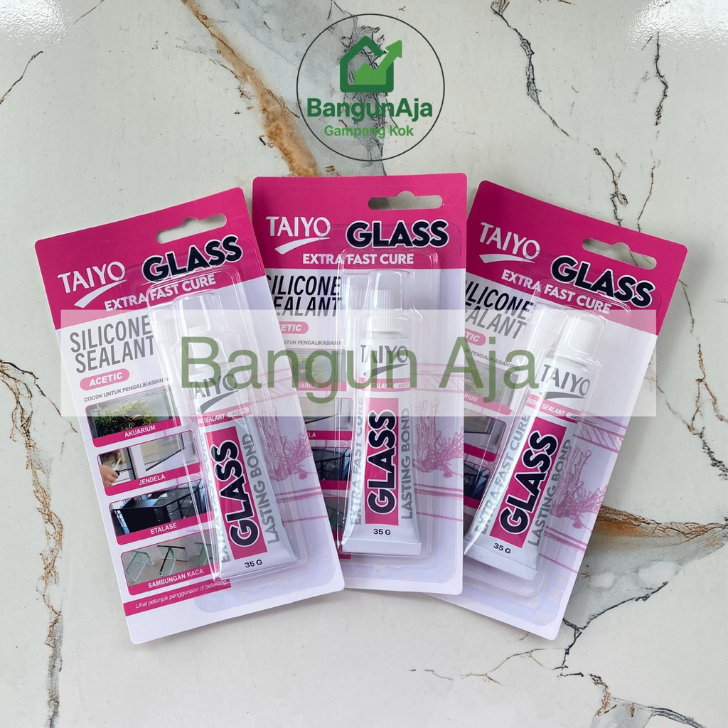 Lem Kaca Silikon Odol Taiyo Lem Aquarium