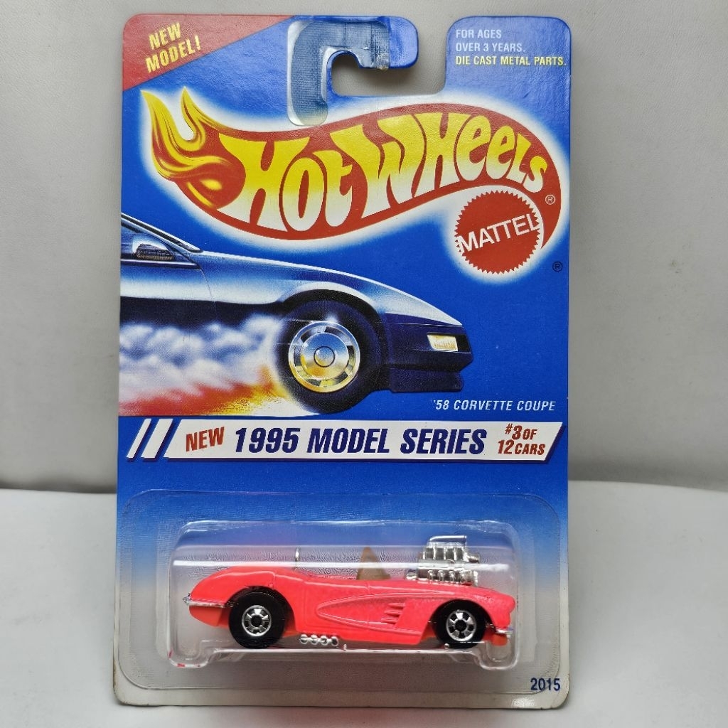 Hot wheels 58 corvette coupe edisi 1995 first edition