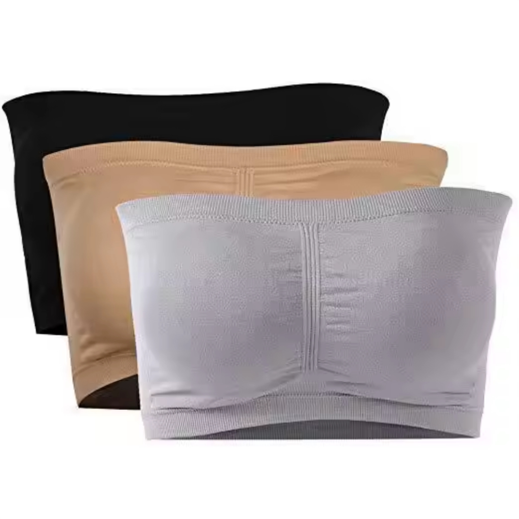 BRA KEMBEN ADA BUSA TANPA KAWAT PREMIUM BAHAN TEBAL / BH TANPA TALI BRALETTE DDB003
