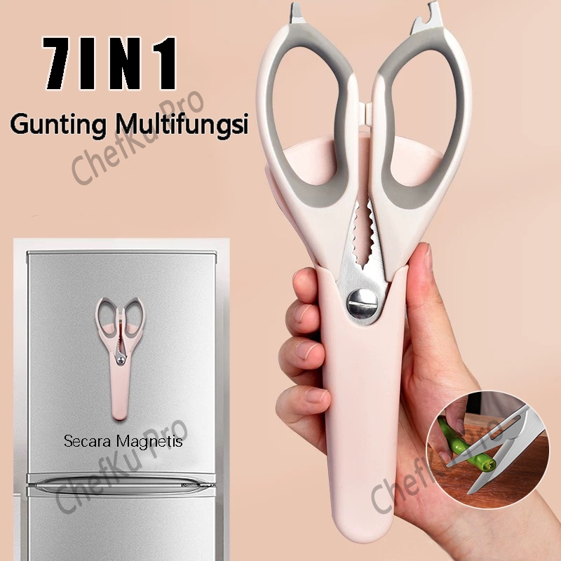 

Gunting serbaguna / Pegangan yang nyaman / Bahan tahan