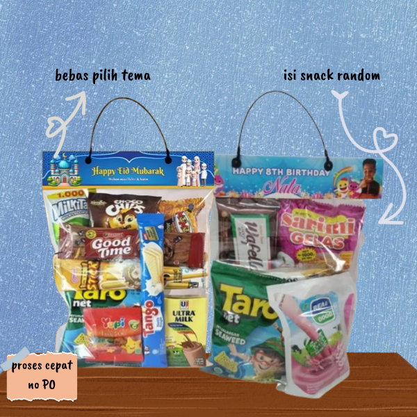

PAKET BINGKISAN SNACK ULTAH ULANG TAHUN ANAK MURAH PREMIUM (tanpa minimal pembelian)