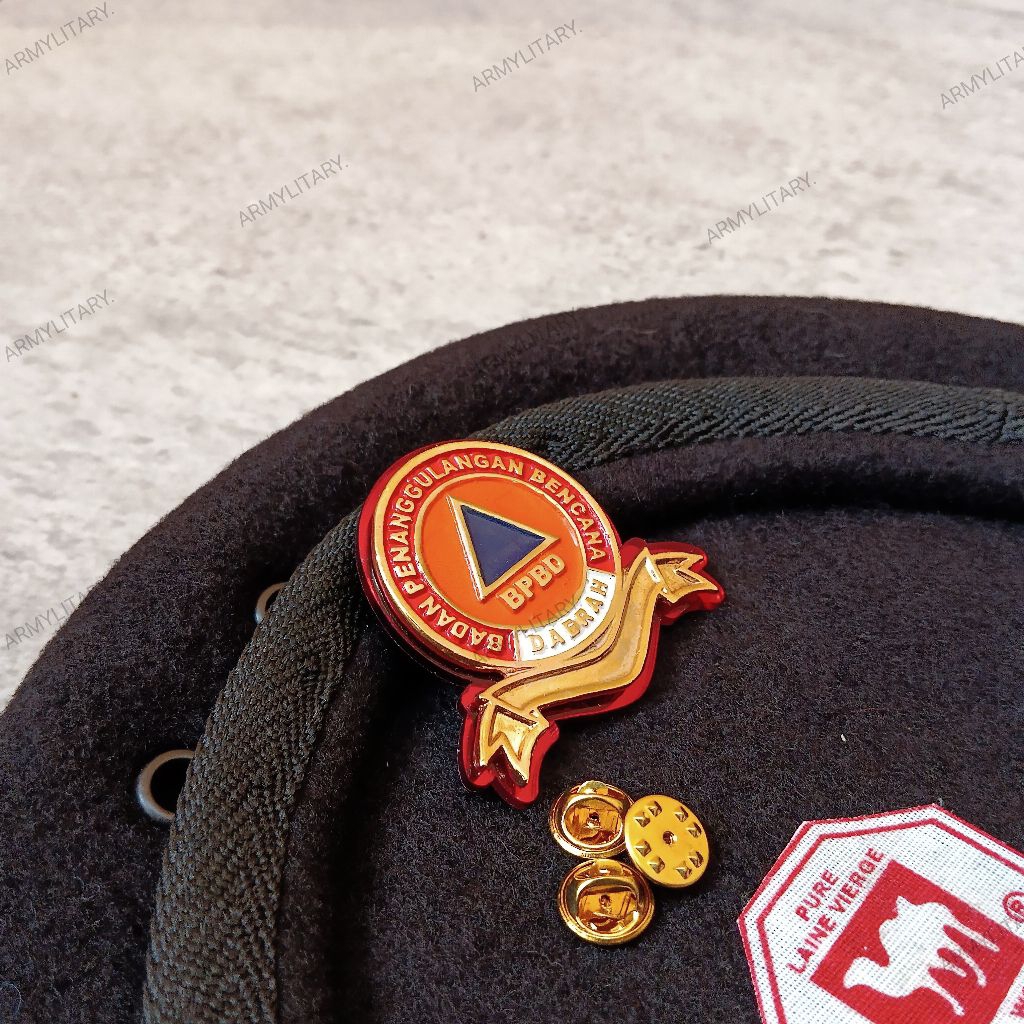 TOPI BARET DN PIN BARET BPBD