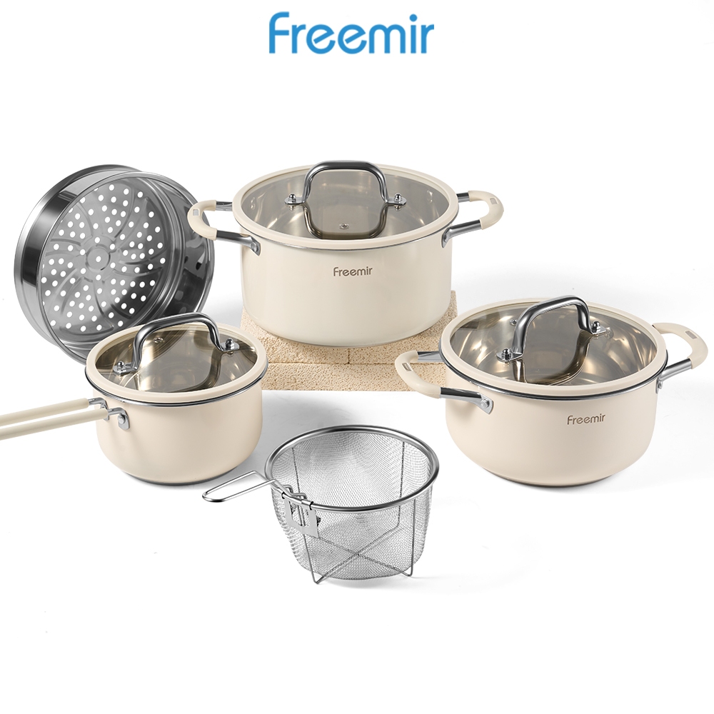 freemir Set Panci Stainless Steel 316 5pcs
