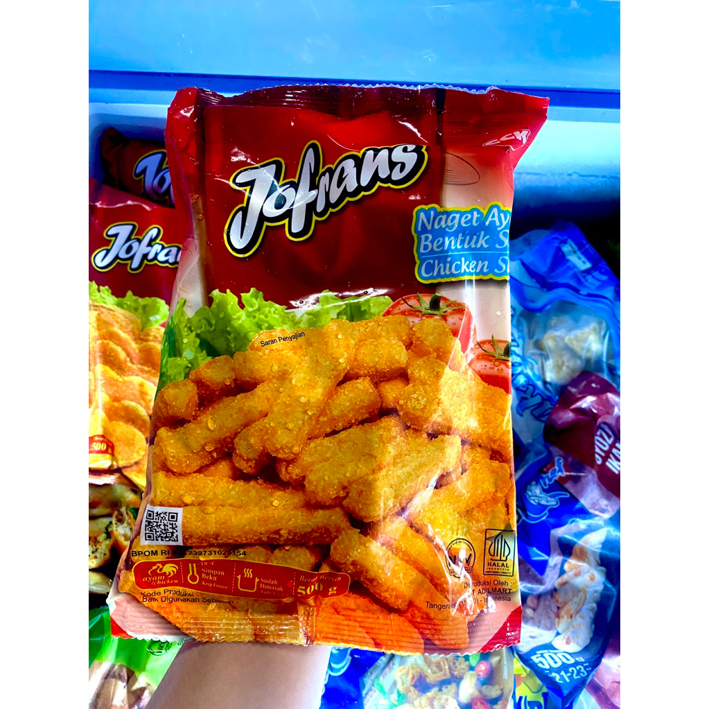 

JOFRANS Nugget Stik 500gr / naget stik frozen