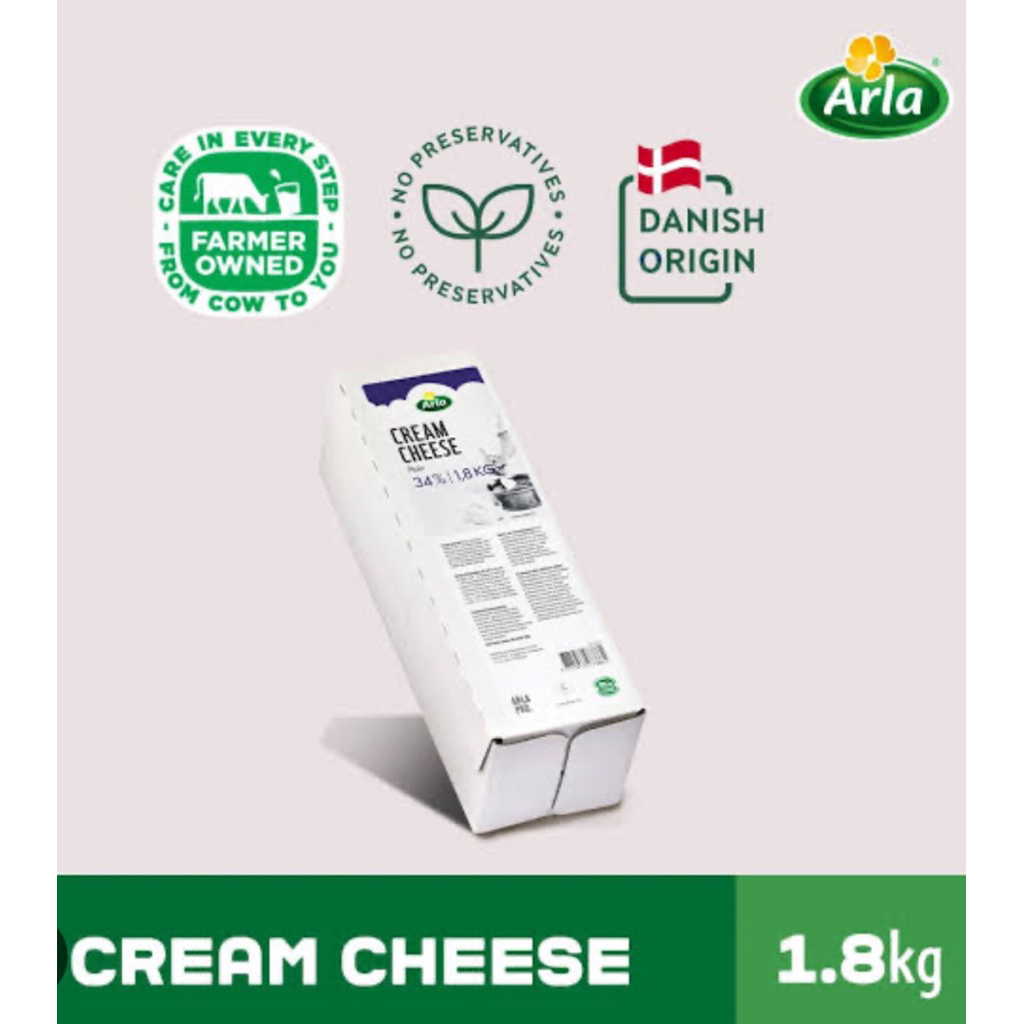 

Keju Cream Cheese 34% ARLA 1.8 kg
