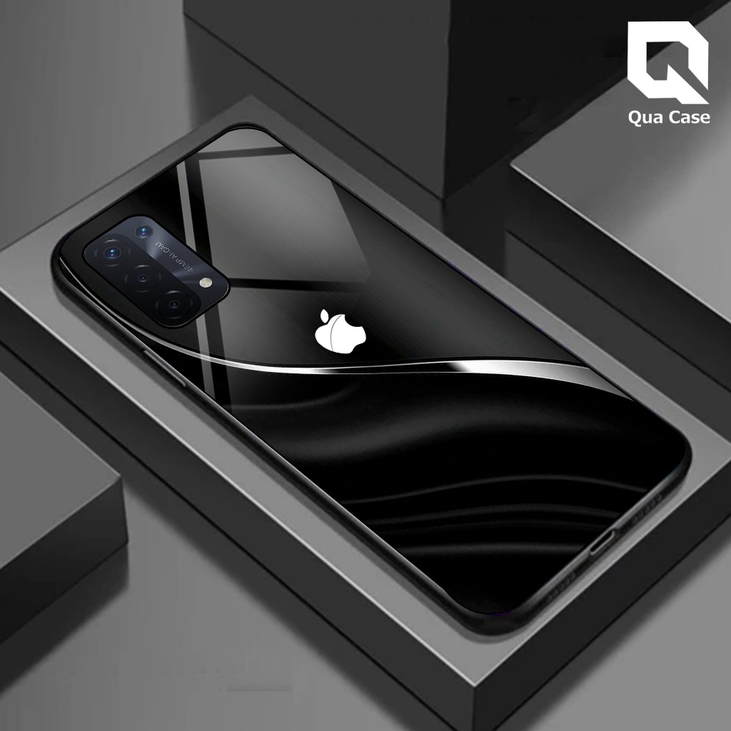 QUA CASE - Case OPPO A95 4G Fashion IPHONE mix Fashion terbaru Case Flwr Casing Hp Case Murah FUZE-K