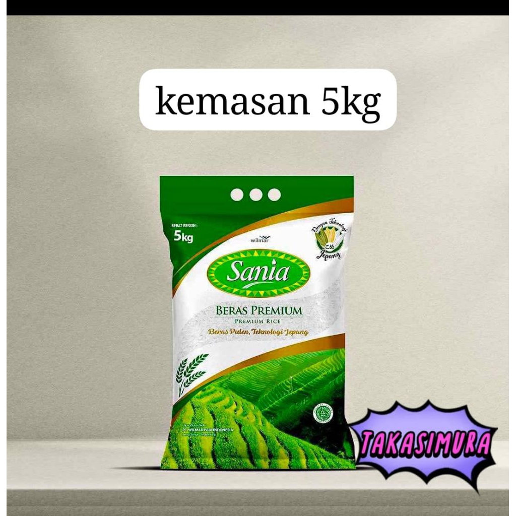 

BERAS SANIA 5KG dapat 3 pcs