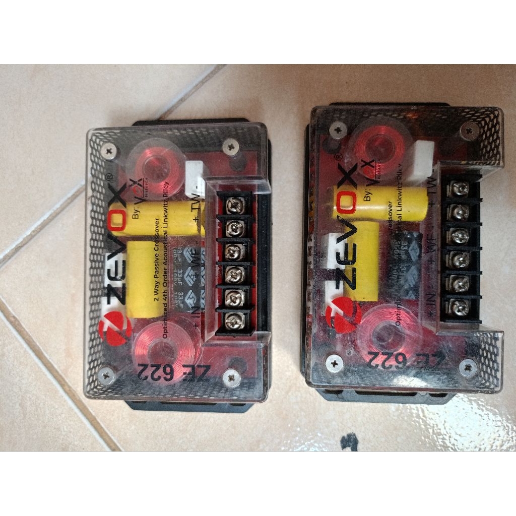 crosover pasif 2 way vox audio